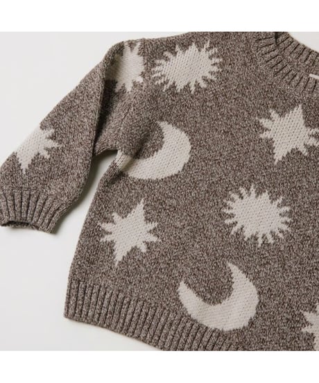 Claude&Co -  cozmo mushroom moon star knit sweater child