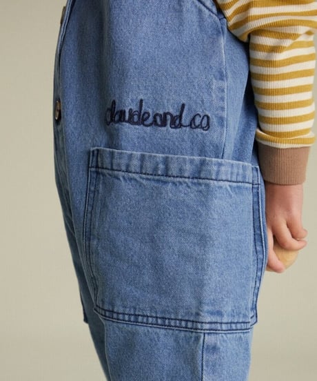 Claude&Co -  wren sleeveless denim overall