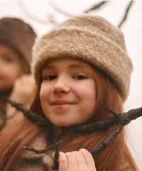 Popelin - Mod.64.3 Camel faux fur Russian hat