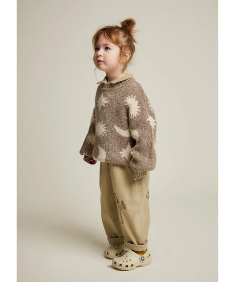 Claude&Co -  cozmo mushroom moon star knit sweater child