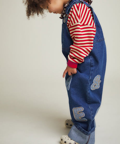 Claude&Co -  blythe claude patch denim dungaree