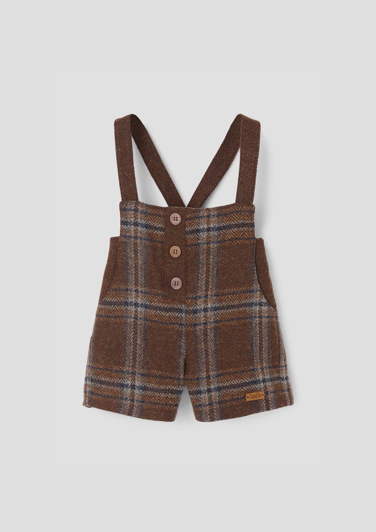 popelin / 25AW Brown dungarees サイズ2-3y Popelin Brown Velvet