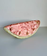 Handcrafted Ceramic Watermelon Object