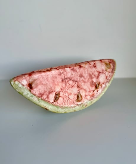 Handcrafted Ceramic Watermelon Object