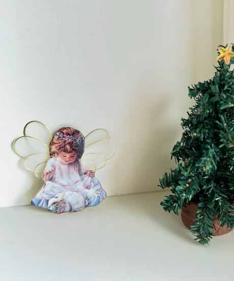 Angel with White Bunny