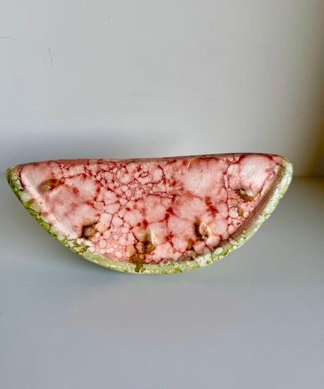 Handcrafted Ceramic Watermelon Object