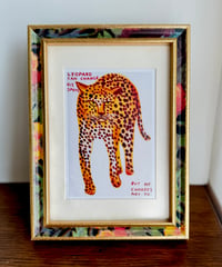 Framed Art | Leopard with a Message