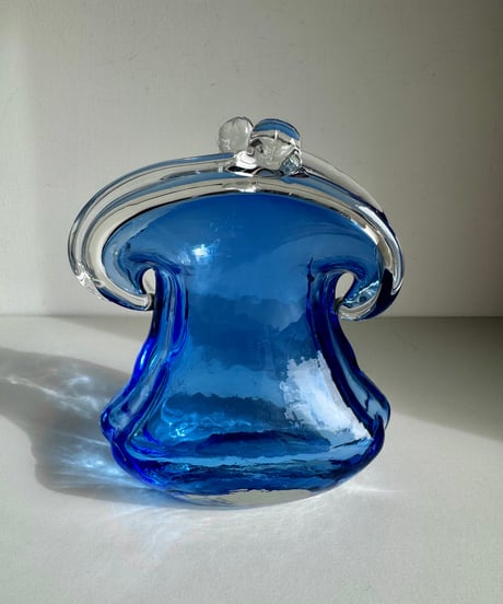 Glass Purse Vase