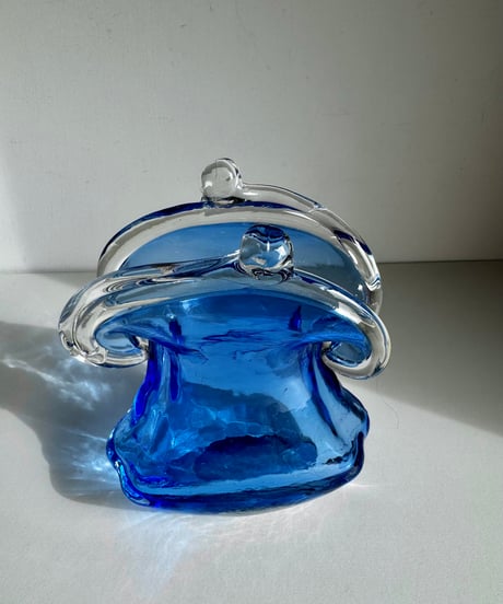 Glass Purse Vase