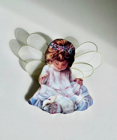 Angel with White Bunny