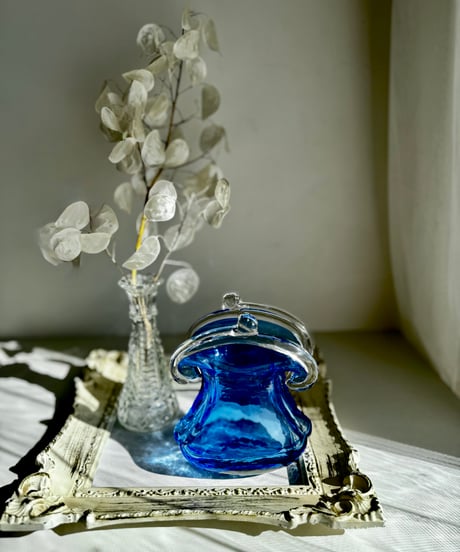 Glass Purse Vase