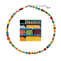 Landscape Candy Necklace / Fruits Market ⅱ