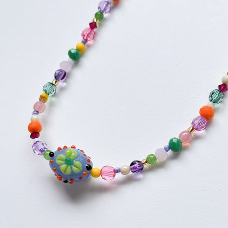 Landscape Candy Necklace / Flower Garden