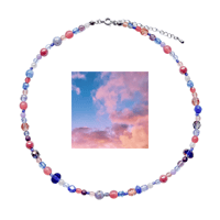 Landscape Candy Necklace / Pink Sky