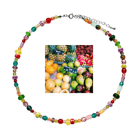 Landscape Candy Necklace / Fruits Market