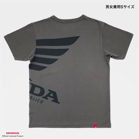 Honda×OJICO「ウイング」Ｔシャツ（グレー）