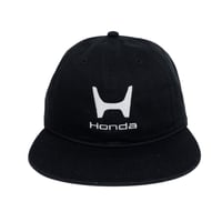 Hondaロゴ　フラットCAP（ブラック）