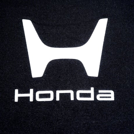 Honda縦ロゴTシャツ（ブラック）