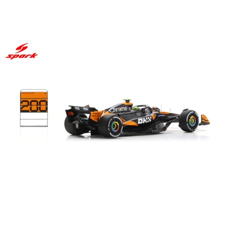 McLaren Formula 1 Team MCL39 No.4 Winner Hungarian GP 2025 Lando Norris - McLaren 200GP Wins