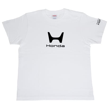 Honda縦ロゴTシャツ（ホワイト）
