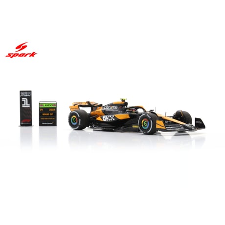 McLaren Formula 1 Team MCL38 No.4 Winner Miami GP 2024 Lando Norris