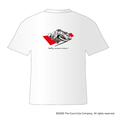 鈴鹿８耐 バイクTシャツ（ホワイト）