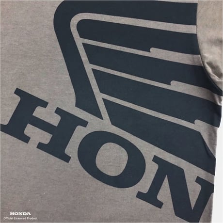 Honda×OJICO「ウイング」Ｔシャツ（グレー）