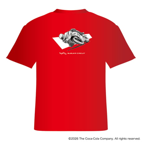 鈴鹿８耐 バイクTシャツ（レッド）