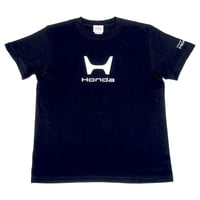 Honda縦ロゴTシャツ（ブラック）