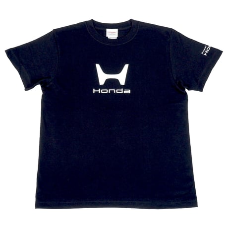 Honda縦ロゴTシャツ（ブラック）