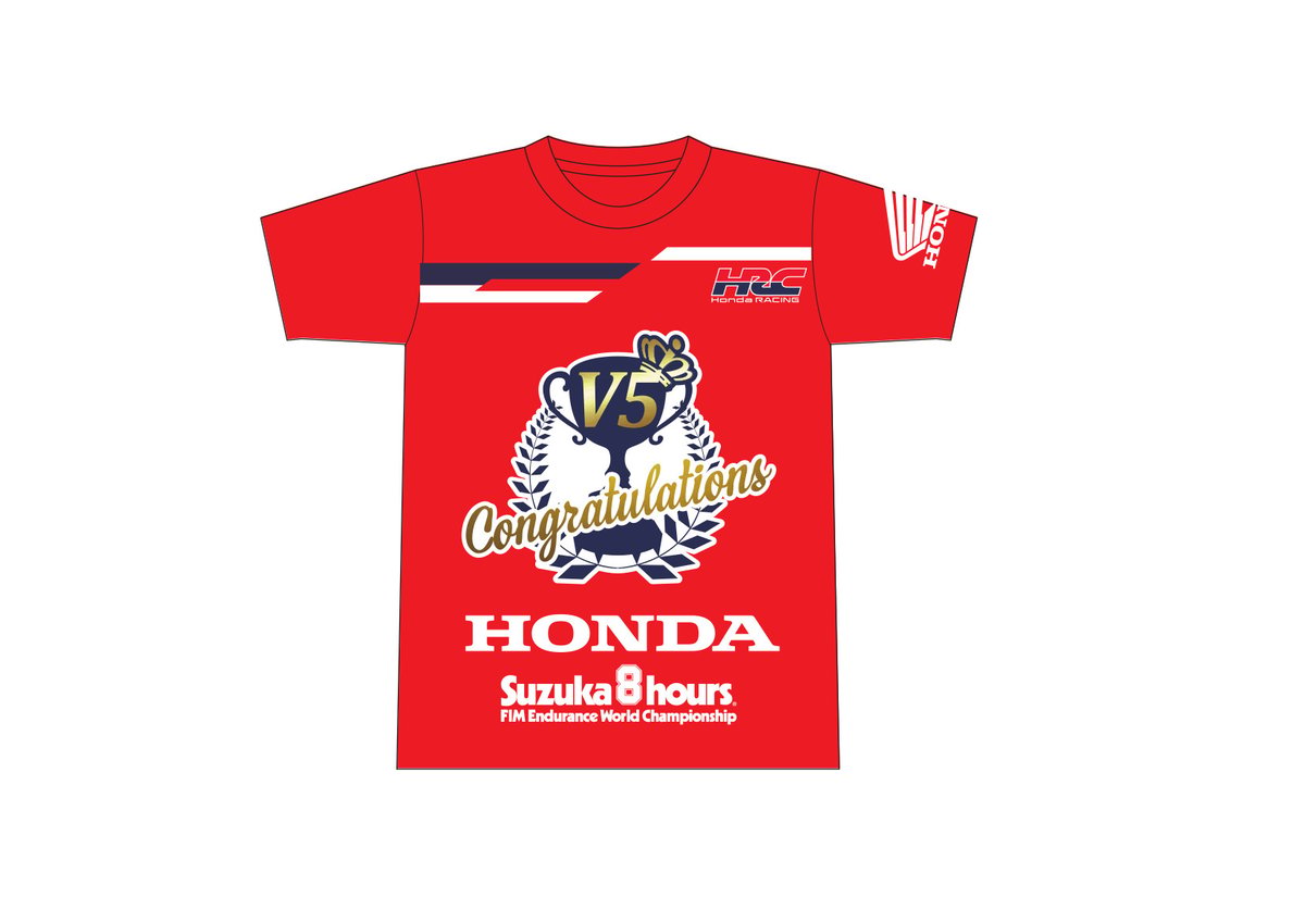 受注販売】2026鈴鹿8耐 Honda HRC優勝記念Tシャツ（DVDセット） | mobi