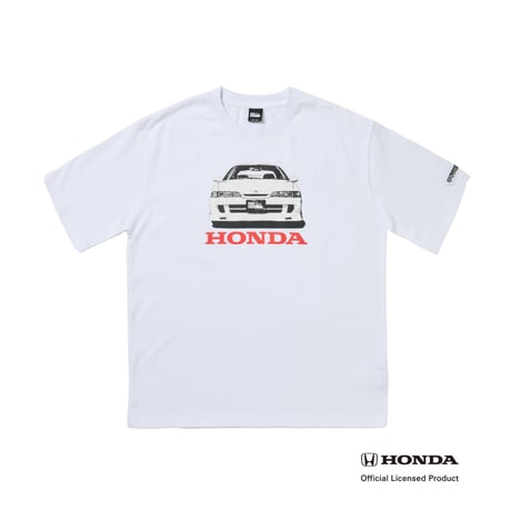 Honda×FIRST DOWN USAコラボ「INTEGRA TYPE R」Tシャツ（ホワイト）