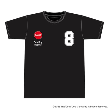 鈴鹿８耐 ロゴTシャツ（ブラック）