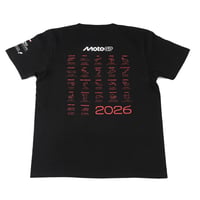 26MotoGP™ワールドサーキットTシャツ（バックプリント/レッド）