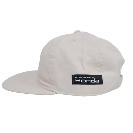 Hondaロゴ　フラットCAP（アイボリー）