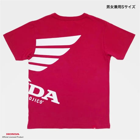 Honda×OJICO「ウイング」Ｔシャツ（レッド）