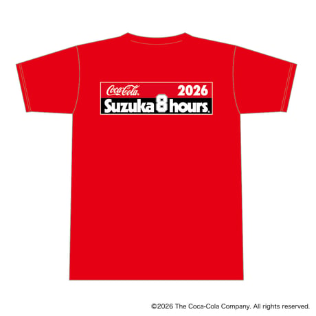 鈴鹿８耐 ロゴTシャツ（レッド）
