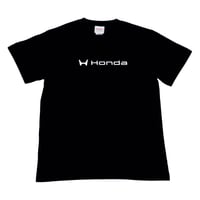 Honda横ロゴTシャツ（ブラック）