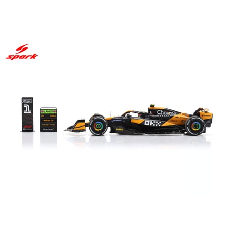 McLaren Formula 1 Team MCL38 No.4 Winner Miami GP 2024 Lando Norris