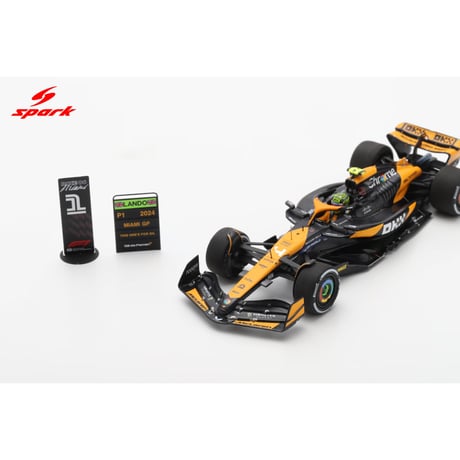 McLaren Formula 1 Team MCL38 No.4 Winner Miami GP 2024 Lando Norris