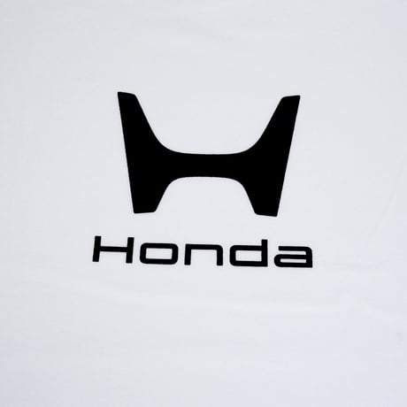 Honda縦ロゴTシャツ（ホワイト）