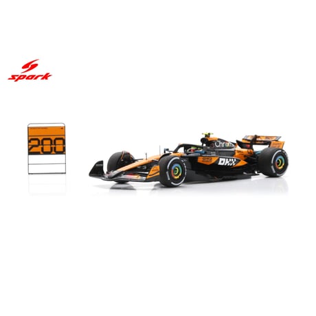 McLaren Formula 1 Team MCL39 No.4 Winner Hungarian GP 2025 Lando Norris - McLaren 200GP Wins