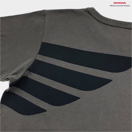 Honda×OJICO「ウイング」Ｔシャツ（グレー）