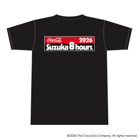 鈴鹿８耐 ロゴTシャツ（ブラック）