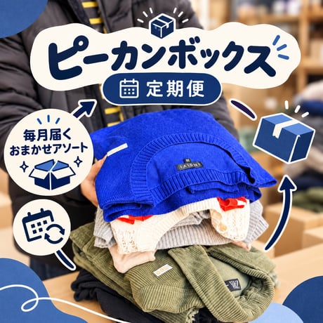 ピーカンボックス定期便｜月額制のおまかせ古着商材アソート