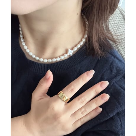 twinkle pearl necklace