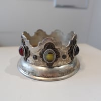 "Ann Cichon Dallas" silver crown plated