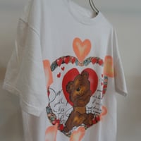 90s' Bear and Heart tee