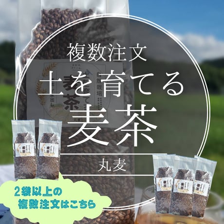 複数注文！土を育てる麦茶（丸麦）