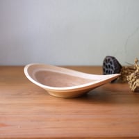 富士山麓産ヤマザクラのナチュラルエッジうつわ 23.5cm｜ガラスコーティング仕上げ【v2208】